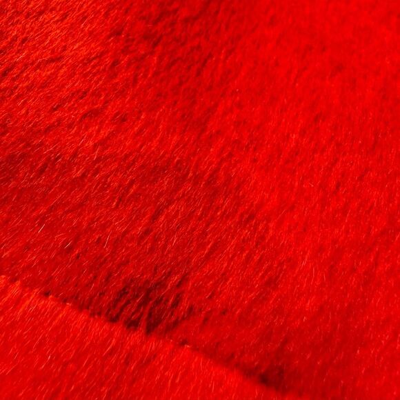 Escada Piacenza Wool Rabbit Angora Red Zip Jacket Blazer Coat Size 38 S M - Picture 15 of 16